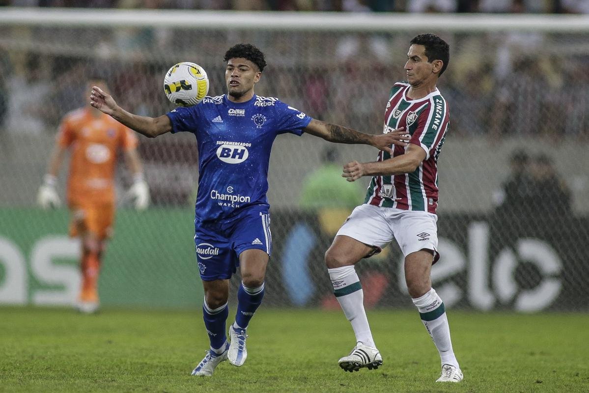 Fotos do jogo de ida das oitavas de final da Copa do Brasil, entre Fluminense e Cruzeiro, no Maracan, no Rio de Janeiro