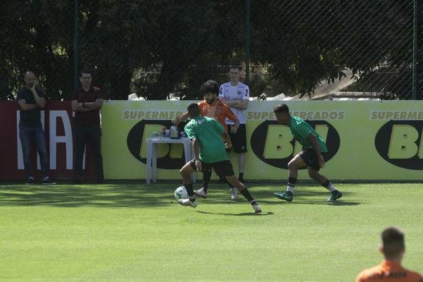 Fotos do jogo treino entre Atltico e Inter de Minas