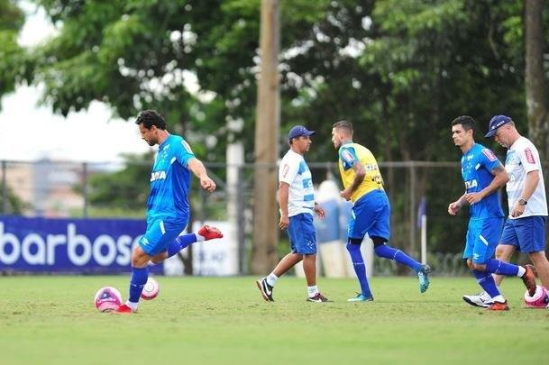 Cruzeiro encerrou nesta tera-feira (16/1) sua preparao para o jogo contra o Tupi