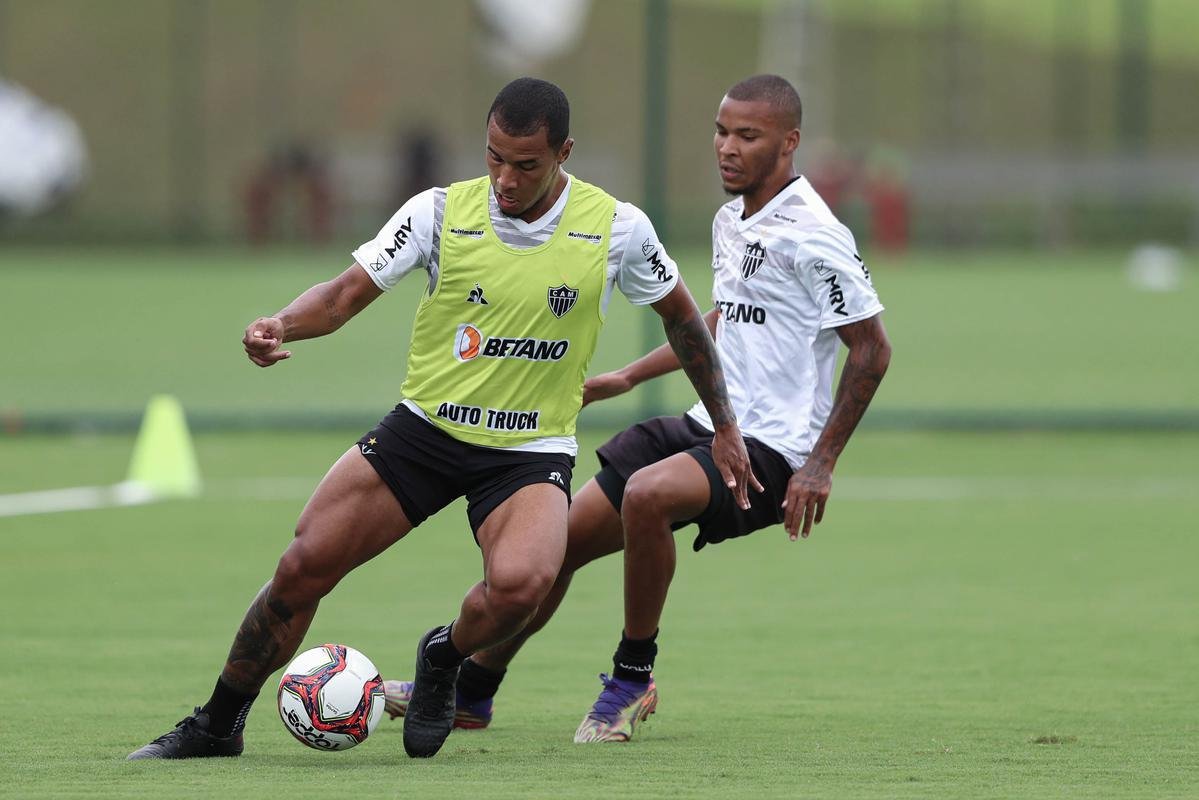 Treino do Atltico nesta tera-feira, 9 de maro de 2021