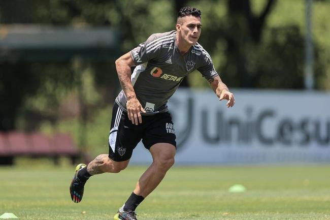 Treino do Atltico na Cidade do Galo, na manh desta tera-feira (11/10).