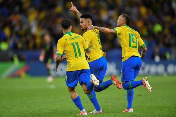 Gabriel Jesus recolocou o Brasil em vantagem na final da Copa América: 2 a 1