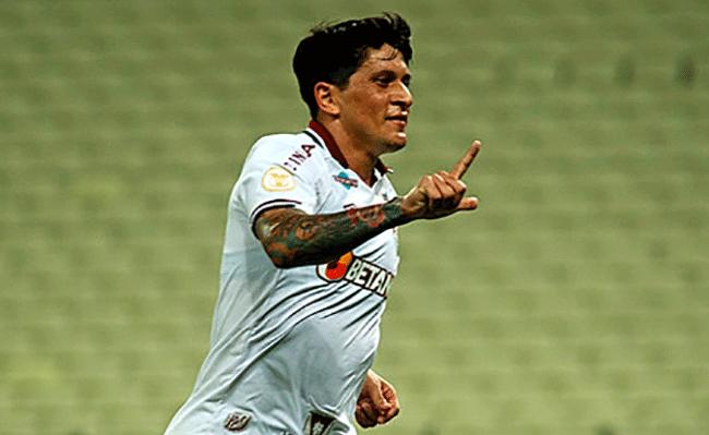 Cano marcou o seu 21º gol no Campeonato Brasileiro