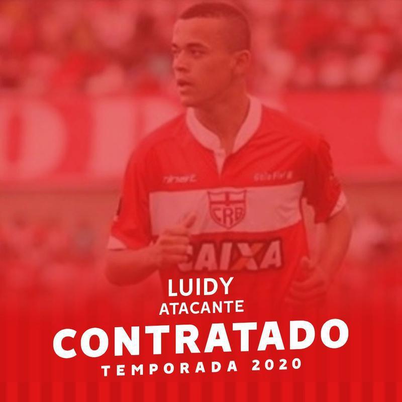 O CRB anunciou a contratao do atacante Luidy, que estava no Londrina