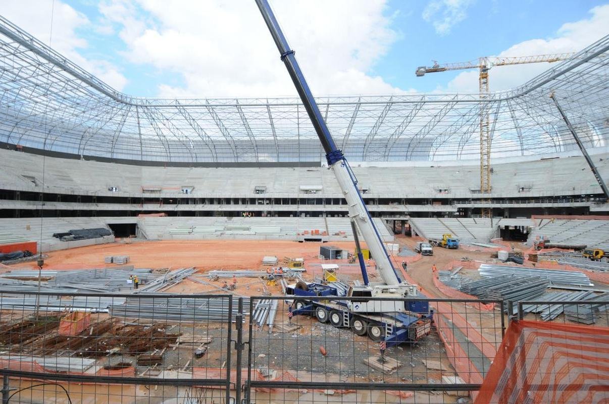 Fotos da Arena MRV nesta sexta-feira (6)