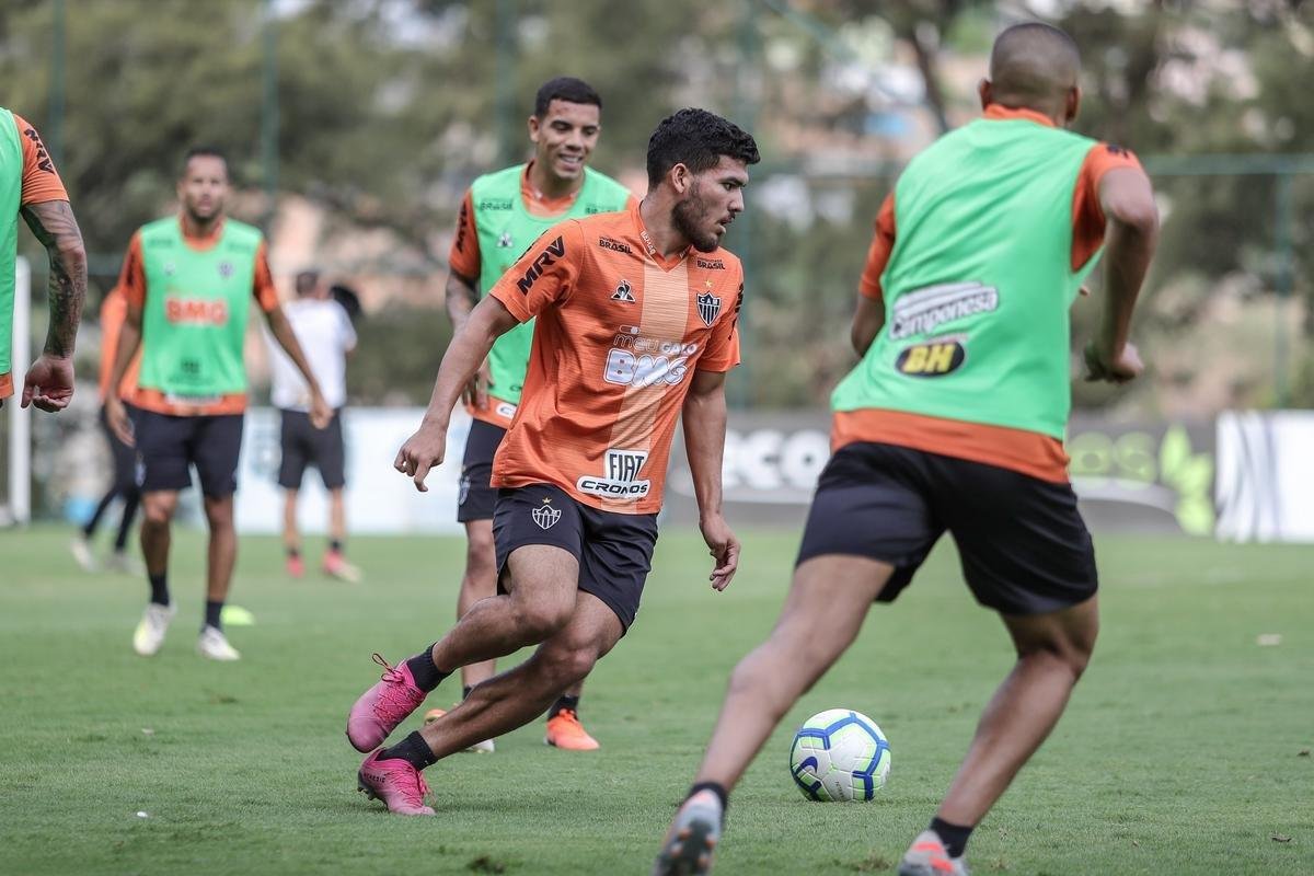 Veja fotos do jogo-treino do Atltico com o time sub-20