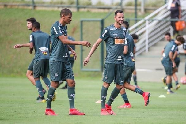 Fotos do treino do Atlético