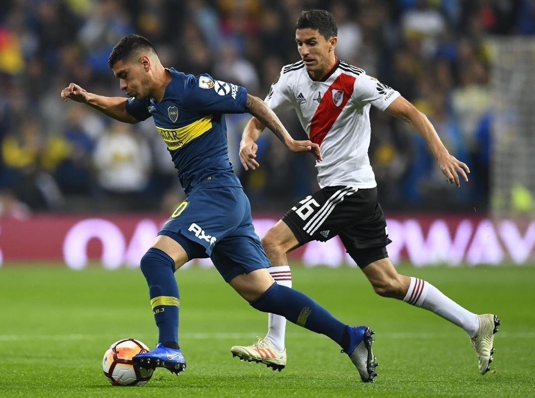 Imagens da finalssima da Copa Libertadores, entre River e Boca, no Santiago Bernabu, em Madri