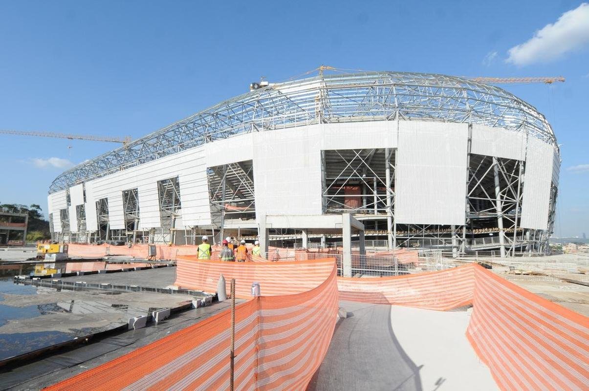 Futuro estdio do Galo, Arena MRV est com 60% das obras concludas