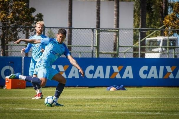Cruzeiro realizou atividade de preparao para amistoso contra o Corinthians, nesta quarta