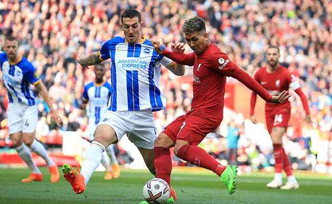 Com dois de Firmino, Liverpool reage, mas fica no empate com o Brighton -  Superesportes