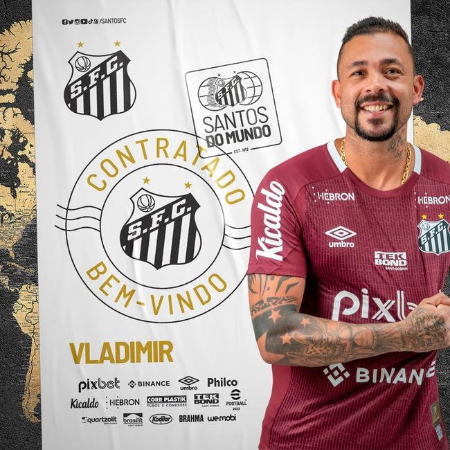 Santos acertou o retorno do goleiro Vladimir por duas temporadas, at 31 de dezembro de 2024