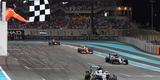 Festa de Nico Rosberg com o ttulo indito na Frmula 1; feito veio com segundo lugar em Abu Dhabi