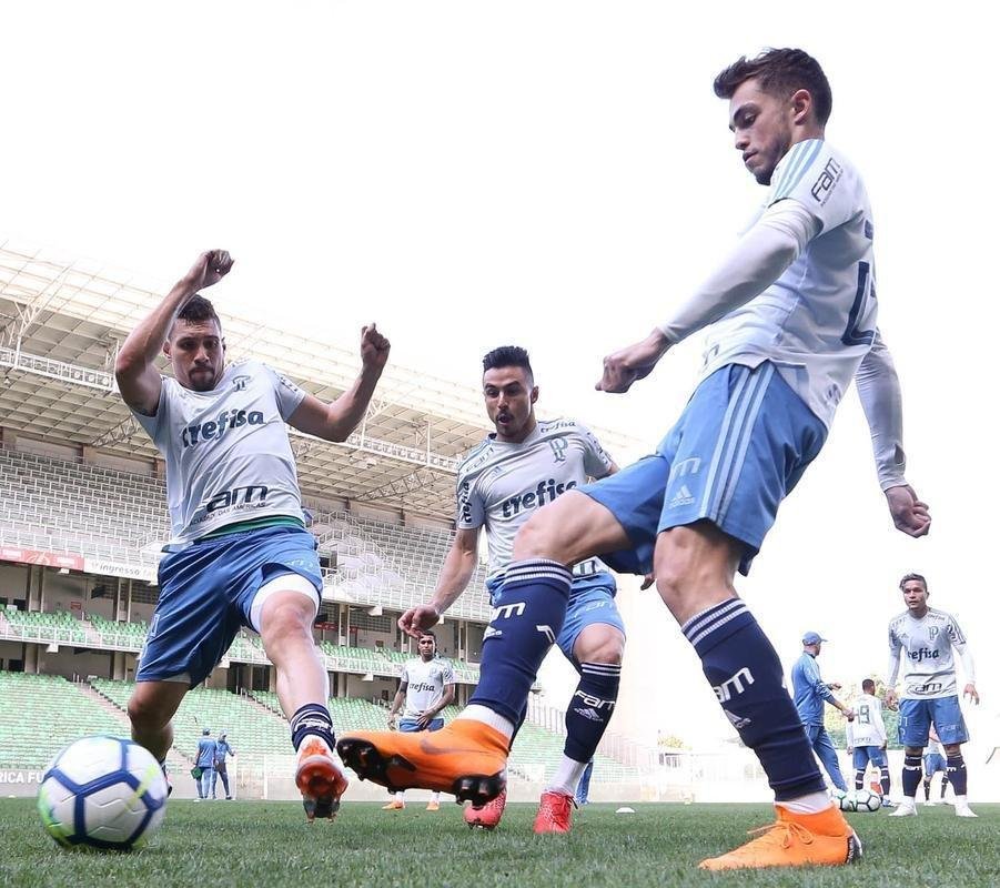 Felipo comandou treino do Palmeiras no Independncia visando ao jogo de quarta, s 21h45, no Mineiro, contra o Cruzeiro, pela semifinal da Copa do Brasil. Time precisa vencer para ir  deciso