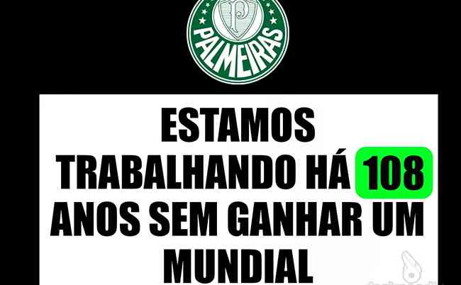 Vrios memes foram postados nas redes sociais aps a eliminao do Palmeiras