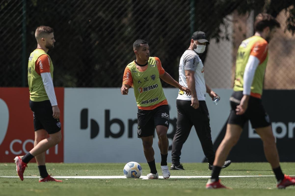 Fotos do treino do Atltico nesta segunda-feira, 13 de setembro de 2021