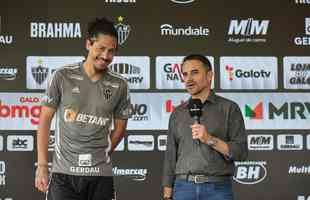 Zagueiro uruguaio Mauricio Lemos, de 27 anos, foi apresentado como reforo do Atltico nesta sexta-feira (17/2), na Cidade do Galo.