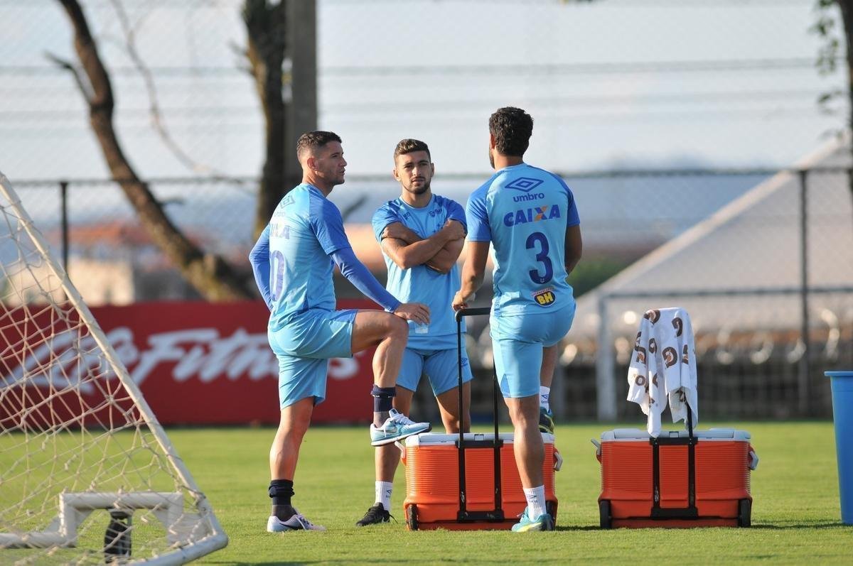 Aps conquistar o Mineiro, jogadores do Cruzeiro voltaram ao trabalho nesta tera-feira