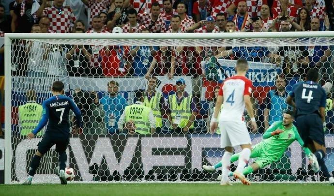 Fotos da final da Copa do Mundo, entre Frana e Crocia, em Moscou 