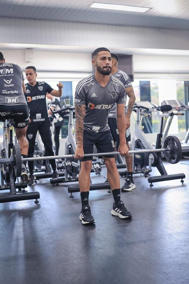 Treino do Atltico na Cidade do Galo, na manh desta tera-feira (11/10).