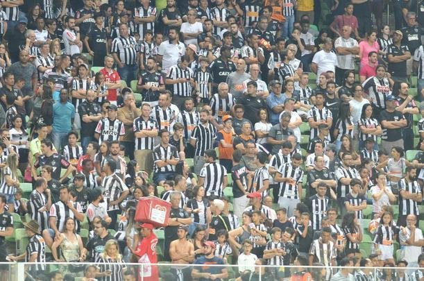 Fotos do jogo entre Atltico e Grmio