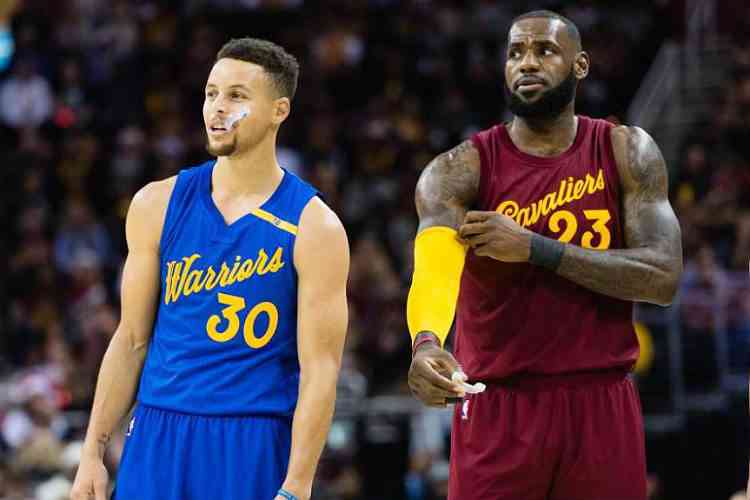 Stephen Curry deixa LeBron James de fora do seu melhor time de