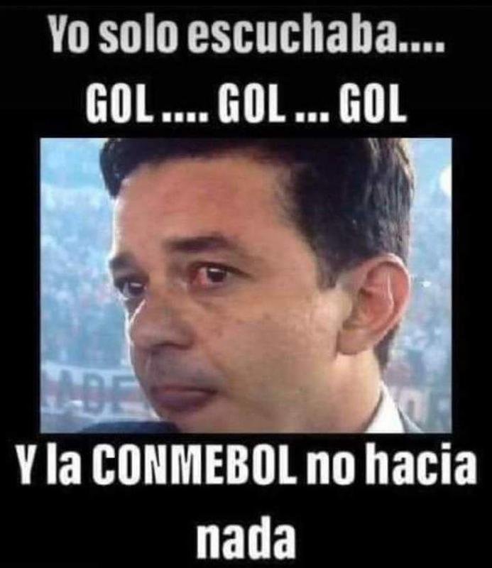 'Eu s escutava... Gol... Gol... Gol. E a Conmebol no fazia nada'