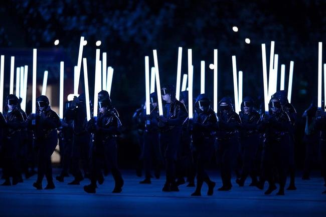 Fotos da cerimnia de abertura da Copa do Mundo do Catar, no Estdio Al Bayt, na cidade de Al Khor