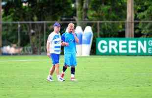 Fotos do treino do Cruzeiro desta quarta-feira (31/1), na Toca II (Ramon Lisboa/EM D.A Press)