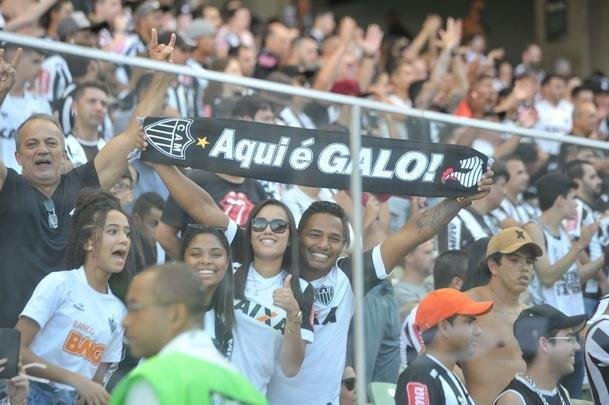 Torcida do Atltico na deciso do Campeonato Mineiro, no Independncia