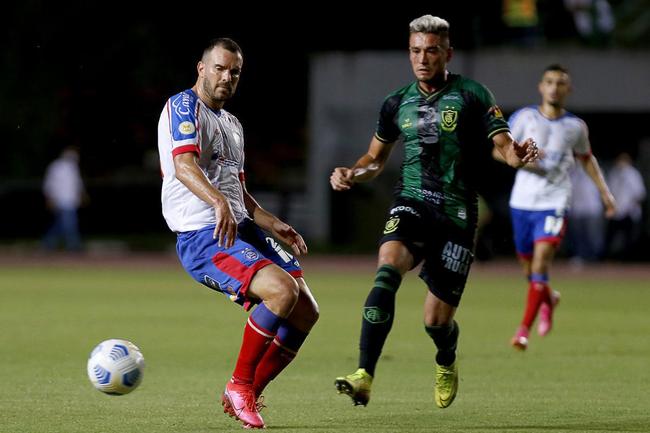 Fotos do jogo entre Bahia e Amrica no Estdio de Pituau, em Salvador, pela oitava rodada do Campeonato Brasileiro de 2021