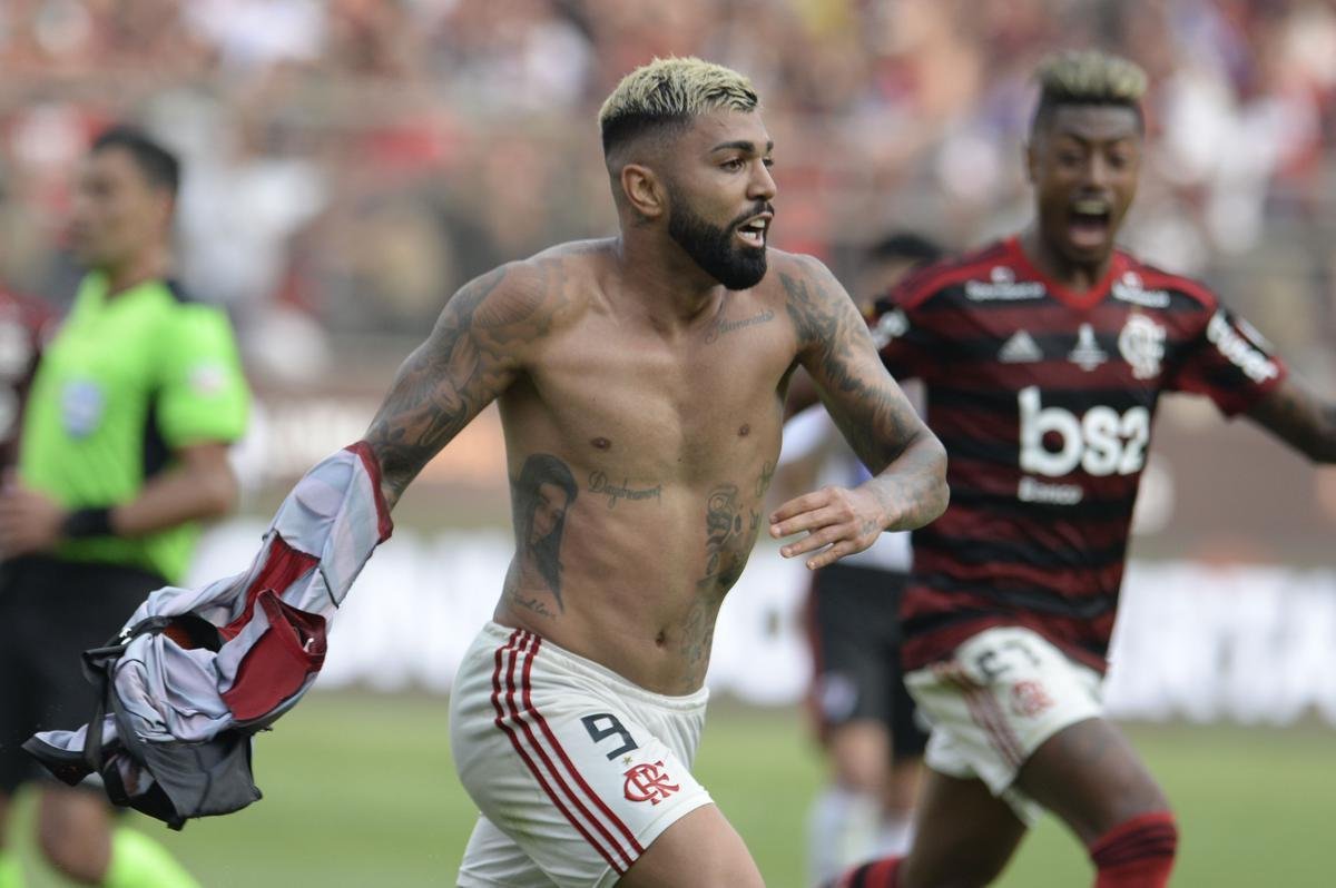 Fotos do jogo entre Flamengo e River Plate