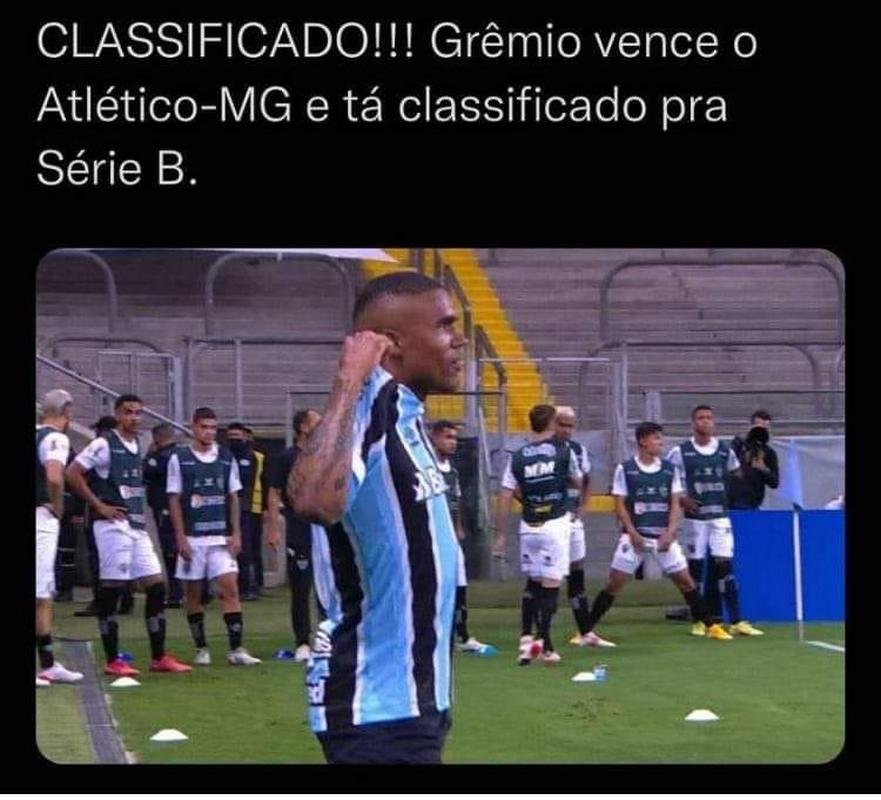 Veja os memes do rebaixamento do Grmio  Srie B