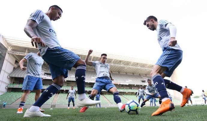 Felipo comandou treino do Palmeiras no Independncia visando ao jogo de quarta, s 21h45, no Mineiro, contra o Cruzeiro, pela semifinal da Copa do Brasil. Time precisa vencer para ir  deciso
