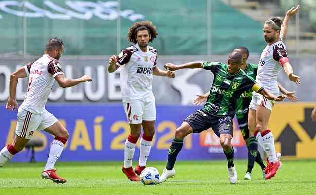 Amrica e Flamengo disputaram apenas dois jogos no Independncia