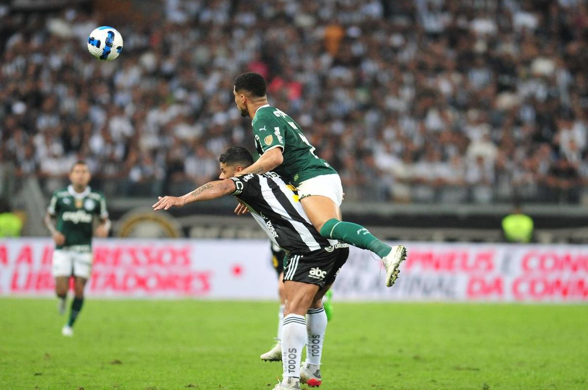 Fotos do jogo de ida das quartas de final da Copa Libertadores, entre Atltico e Palmeiras, no Mineiro
