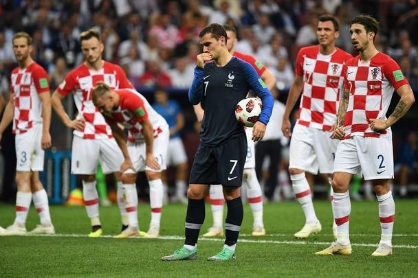 Fotos da final da Copa do Mundo, entre Frana e Crocia, em Moscou 