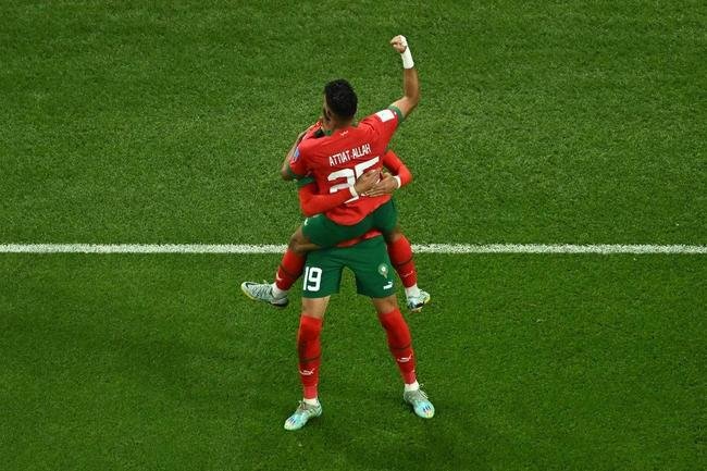 Fotos do gol de Youssef En-Nesyri, de Marrocos, sobre Portugal, pelas quartas de final da Copa do Mundo de 2022, no Catar
