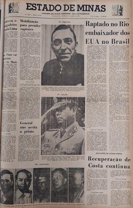 O EM que repercutiu a vitória do Atlético por 2 a 1 foi o mesmo que noticiou, na capa, o sequestro do então embaixador dos EUA no Brasil, Charles Burke Elbrick. O episódio foi um dos mais marcantes de reação contra a ditadura militar. Elbrick foi liberado em troca de 15 presos políticos.