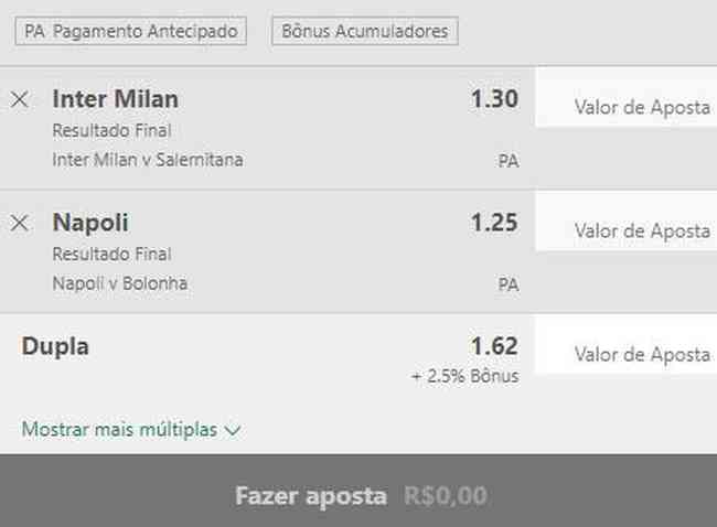 0 5 gols bet365