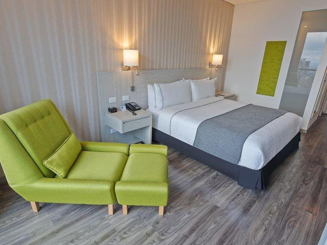 Fotos do Sonesta Hotel, local em que o Amrica est hospedado em Ibagu, na Colmbia, para enfrentar o Tolima, pela Copa Libertadores