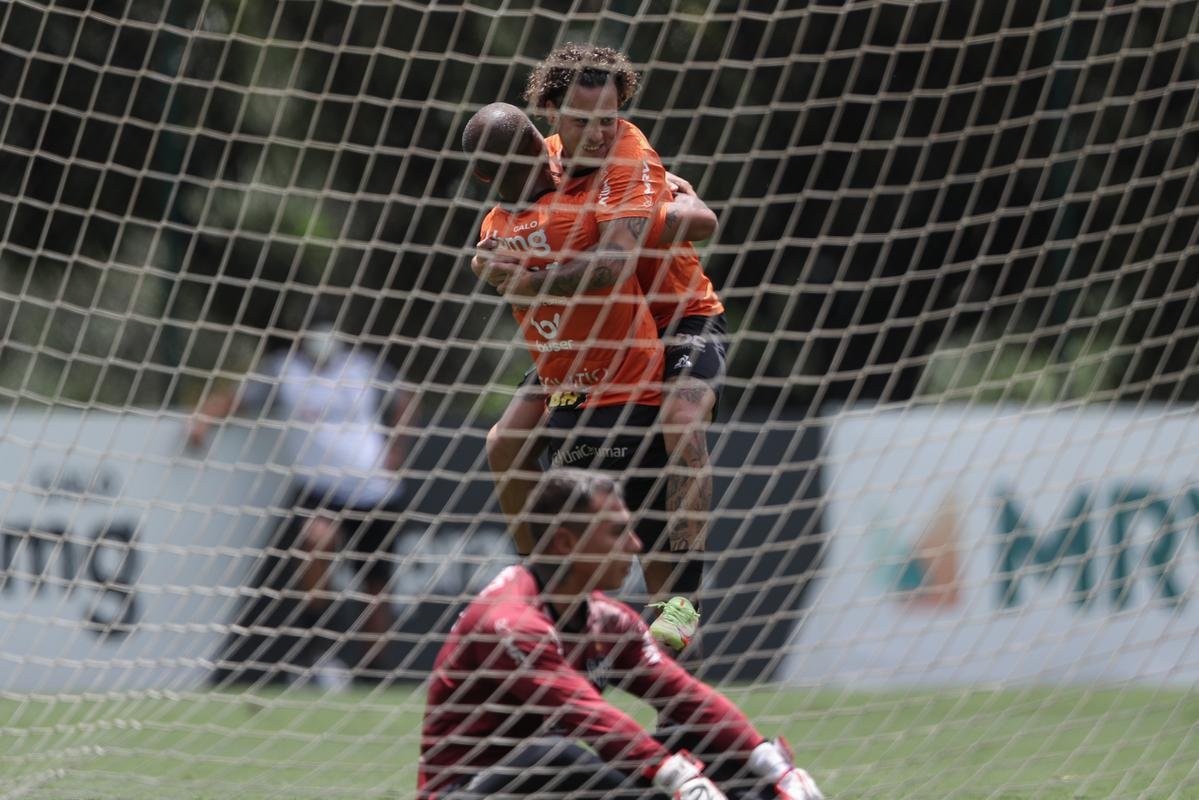 Treinamento do Atltico neste sbado, aps o ttulo brasileiro