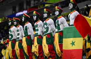 Fotos do jogo entre Senegal e Holanda no Estdio Al Thumama, pelo Grupo A da Copa do Mundo, no Catar