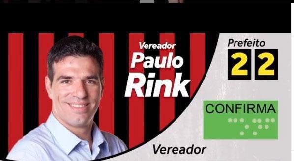 Ex-atacante do Athletico-PR, Paulo Rink (PL) recebeu 1.607 votos para vereador em Curitiba e no conseguiu a reeleio.