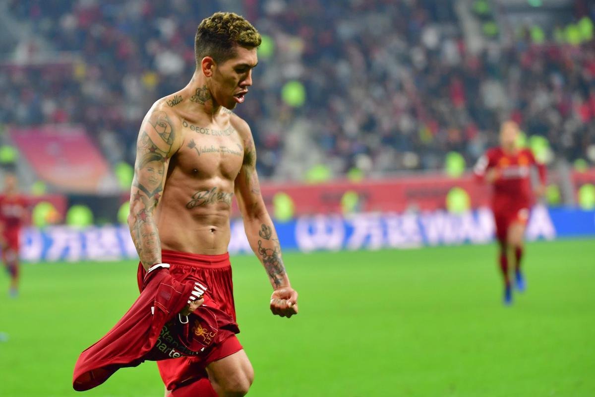 Liverpool abriu o placar no primeiro tempo da prorrogao: gol de Firmino