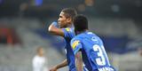 Raniel empatou para o Cruzeiro aos 15 do segundo tempo, com toque de cobertura: 1 a 1