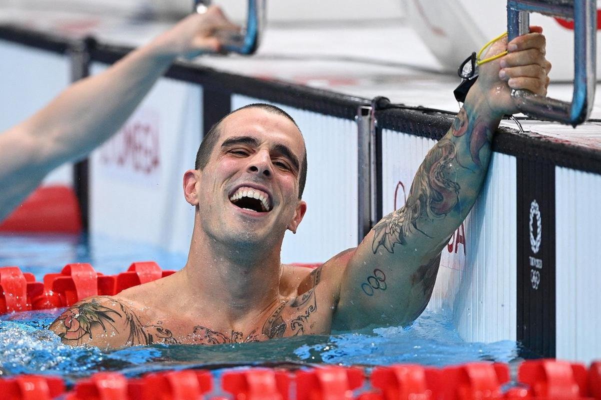 Bruno Fratus conquistou a medalha de bronze nos 50m livre na natao