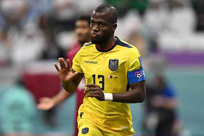 After his goal was disallowed by VAR, Enner Valencia scored twice for Ecuador against Qatar: one from