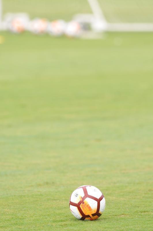 Cruzeiro treina com bola da Copa Libertadores (Juarez Rodrigues/EM D.A Press)