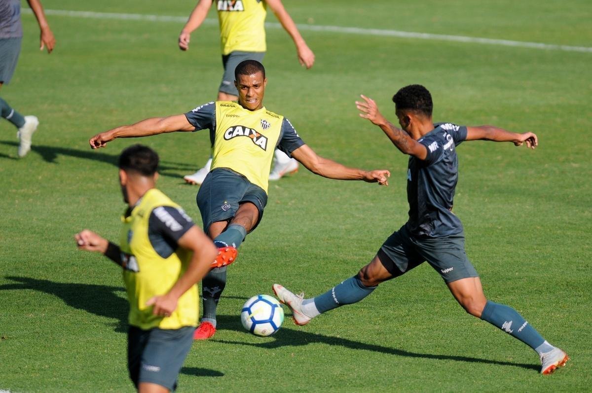 Nesta quarta-feira, os reservas do Atltico realizaram um treino coletivo contra o time sub-20 do Galo